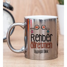 Hediye Dükkanı Kişiye Özel Rehber Öğretmen Silver Kupa Bardak