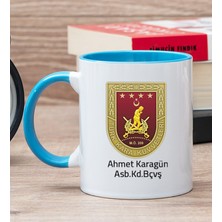 Hediye Dükkanı Kişiye Özel Kara Kuvvetleri Mavi Kupa Bardak