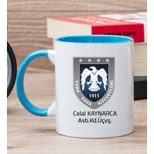 Hediye Dükkanı Kişiye Özel Hava Kuvvetleri Mavi Kupa Bardak