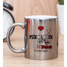 Hediye Dükkanı Kişiye Özel Psikolojik Danİşman Silver Kupa Bardak