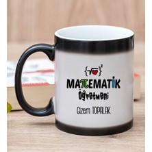 Hediye Dükkanı Kişiye Özel Matematik Öğretmeni Sihirli Kupa Bardak