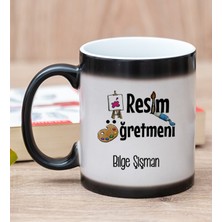 Hediye Dükkanı Kişiye Özel Resim Öğretmeni Sihirli Kupa Bardak