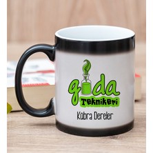 Hediye Dükkanı Kişiye Özel Gıda Teknikeri Sihirli Kupa Bardak