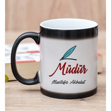 Hediye Dükkanı Kişiye Özel Müdür Sihirli Kupa Bardak