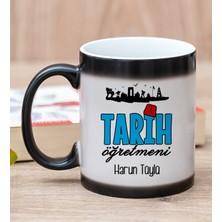 Hediye Dükkanı Kişiye Özel Tarih Öğretmeni Sihirli Kupa Bardak