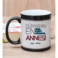 Hediye Dükkanı Kişiye Özel Dünyanın En İyi Annesi Sihirli Kupa Bardak