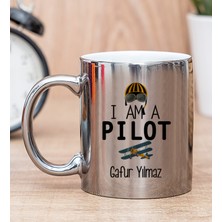 Hediye Dükkanı Kişiye Özel Pilot Silver Kupa Bardak