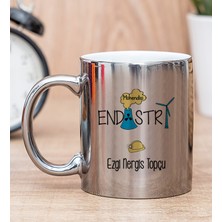 Hediye Dükkanı Kişiye Özel Endüstri Mühendisi Silver Kupa Bardak