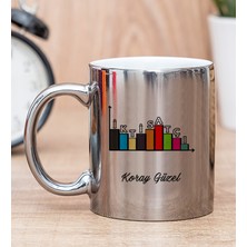 Hediye Dükkanı Kişiye Özel İktisatçı Silver Kupa Bardak