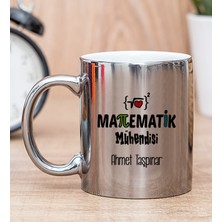 Hediye Dükkanı Kişiye Özel Matematik Mühendisi Silver Kupa Bardak