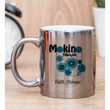 Hediye Dükkanı Kişiye Özel Makine Teknisyeni Silver Kupa Bardak