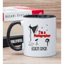Hediye Dükkanı Kişiye Özel Fotoğrafçı Siyah Kupa Bardak