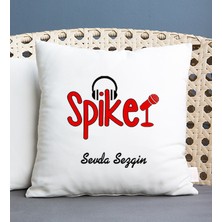 Hediye Dükkanı Kişiye Özel  Spiker Kare Yastık
