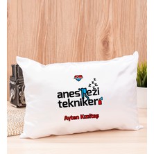 Hediye Dükkanı Kişiye Özel  Anestezi Teknikeri Dikdörtgen Yastık