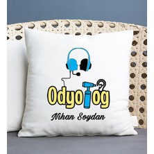 Hediye Dükkanı Kişiye Özel  Odyolog Kare Yastık