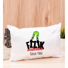 Hediye Dükkanı Kişiye Özel  Fizik Mühendisi Dikdörtgen Yastık