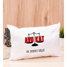 Hediye Dükkanı Kişiye Özel  Avukat Dikdörtgen Yastık