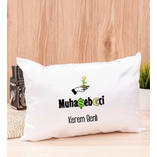 Hediye Dükkanı Kişiye Özel  Muhasebeci Dikdörtgen Yastık