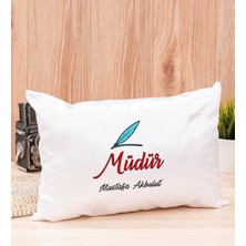 Hediye Dükkanı Kişiye Özel  Müdür Dikdörtgen Yastık