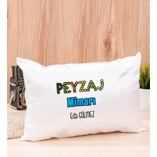 Hediye Dükkanı Kişiye Özel  Peyzaj Mimarı Dikdörtgen Yastık