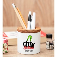 Hediye Dükkanı Kişiye Özel  Fizik Öğretmeni Kalemlik