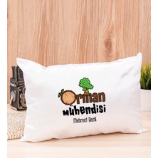 Hediye Dükkanı Kişiye Özel  Orman Mühendisi Dikdörtgen Yastık