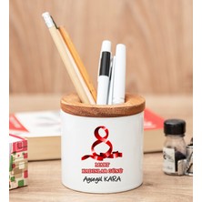 Hediye Dükkanı Kişiye Özel  Kadınlar Günü Hediyesi Kalemlik