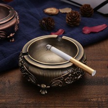 Guangdong Spirit Dış Mekan ve Iç Mekan Kullanımı Için Kabartma Çiçekli Vintage Küllük Ze