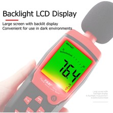 Guangdong Spirit 【esnek Tedarik】 Taşınabilir Mini LCD Dijital Ses Seviyesi Ölçer Gürültü Ölçüm Cihazı Desibel Izleme Test Cihazı 30-130DB(Yurt Dışından)