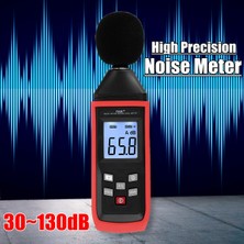 Guangdong Spirit 【esnek Tedarik】 Taşınabilir Mini LCD Dijital Ses Seviyesi Ölçer Gürültü Ölçüm Cihazı Desibel Izleme Test Cihazı 30-130DB(Yurt Dışından)