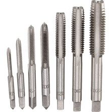 Guangdong Spirit 7 Adet M3 - M12 Metal El Vidası Makinesi Metrik Konik Tapa Dokunun Matkap Ucu Kiti