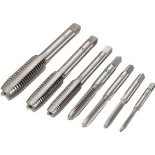 Guangdong Spirit 7 Adet M3 - M12 Metal El Vidası Makinesi Metrik Konik Tapa Dokunun Matkap Ucu Kiti