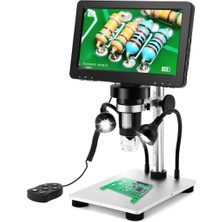 Elikliv 7" LCD Dijital Mikroskop - 1200X, 1080P Para Mikroskopu