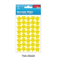 Tanex Kids Stickers Kabartmalı Yıldız 25020