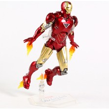 Zt 10. Yıldönümü 18CM Deluxe Marvel Iron Man Mk6 - Kırmızı (Yurt Dışından)