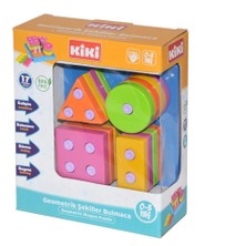 Kiki Bebeğimin Ilk Oyuncakları 4'lü Set Eğitici Oyuncak Bultak Halka Puzzle Kule Oyunu