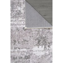 Konfor Halı Konfor Jasmine 1416 Gri Modern Dokuma Halı 80 x 150 cm