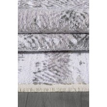 Konfor Halı Konfor Jasmine 1416 Gri Modern Dokuma Halı 80 x 150 cm