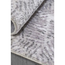 Konfor Halı Konfor Jasmine 1416 Gri Modern Dokuma Halı 80 x 150 cm