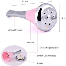 Sanlindou Cilt Sıkılaştırma Masajı Mini Mikrocurrent Yüz Germe Makinesi Yüz Titreşim Masaj Iontoforez Kırışıklık Güzellik Bakım Kaldır | Mikrosürret Cihazı (Yurt Dışından)