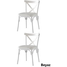 Sweet Home 2 Adet Şeffaf Çapraz Bahar Sandalye Leke Tutmaz Kumaş Özellikleriyle