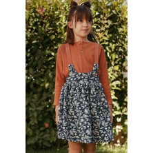 Little Gusto  Jile Elbise Çocuk Lacivert Orenda Organik Pamuk