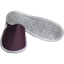 Clean Stoff Tek Kullanımlık Bordo Terlik 10 Çift