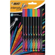 Bic Intensity Fine Liner Keçe Uçlu Kalem 8'li Renkli Set 0.4 mm İnce Uçlu