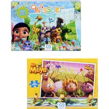 Ca Games +3 Yaş Wissper ve Arı Maya Puzzle 2’li Set (Ca Games)