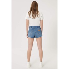 Wrangler  Denim Kadın Kot Şort - Mavi