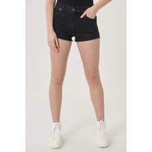 Wrangler  Denim Kadın Kot Şort - Siyah