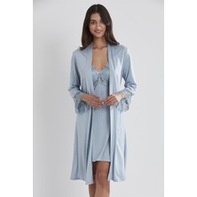 Pierre Cardin 5040 Altılı Penye Gecelik - Sabahlık Takımı