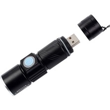 Guangdong Spirit Bisiklet Işığı 2000 Lümen USB Şarj Edilebilir Bisiklet Ön Işığı Bisiklet Işığı Yakınlaştırma El Feneri Su Geçirmez Dahili Pil (Yurt Dışından)