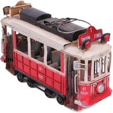 Hilall Shop Dekoratif Metal Taksim Tramvay Vintage Biblo Hediyelik